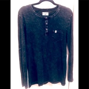 Men’s Designer Long Sleeve Henley Ts